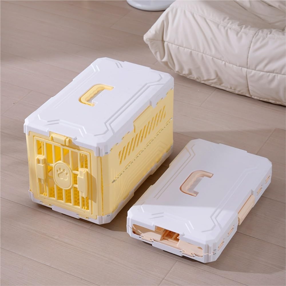 Morandi Color-Blocked Modular Pet Fence, Minimalist Modular Design, Home-Style Pet Safety Space Essential(GrayWhite Foldable Carrying case)