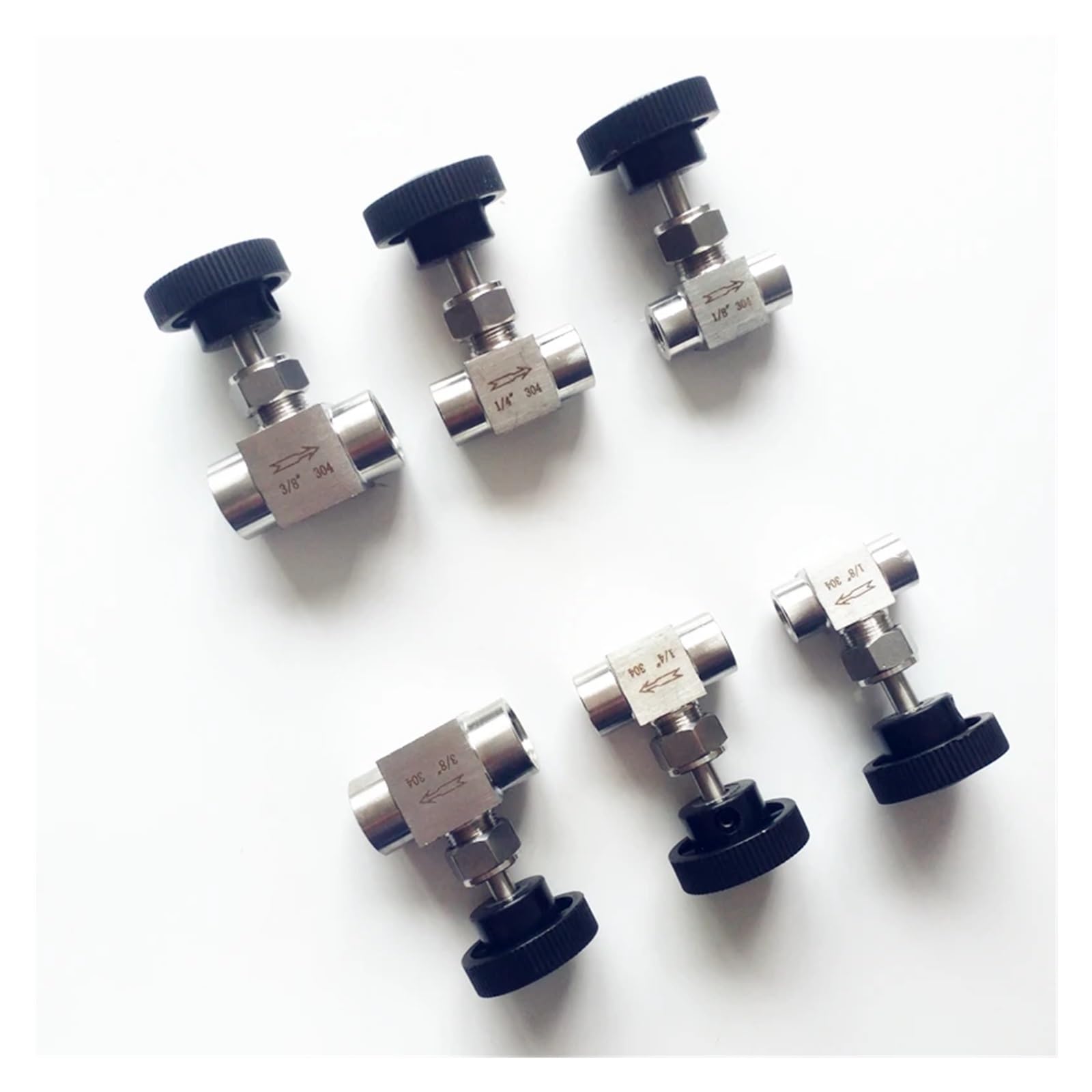 1 Stück Nadelmagnetventil aus Edelstahl 304 mit Innengewinde – Größen 1/8", 1/4", 3/8", 1/2"(1/4 Inch Npt-304)