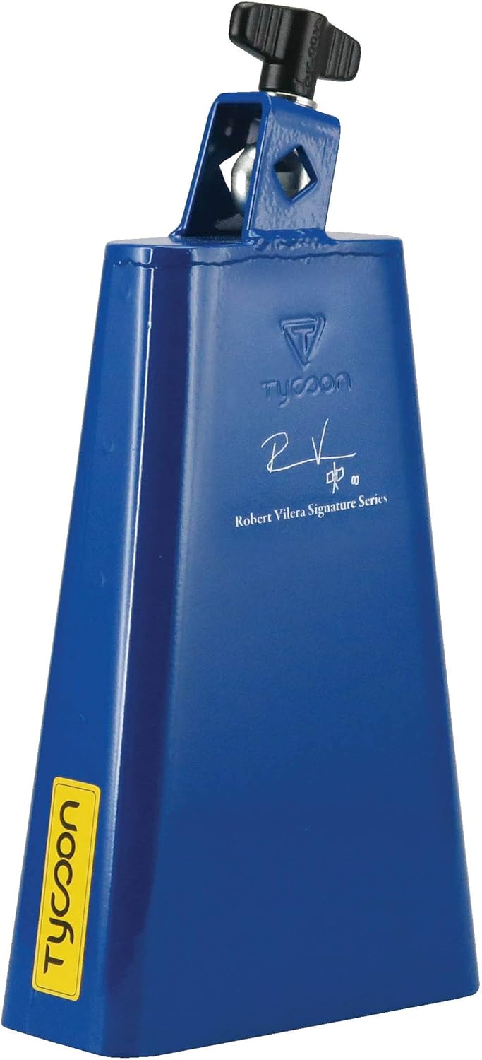 Tycoon Percussion Cowbell, Blue, inch (RVSS-MB)