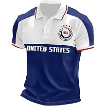 Mens Soccer Cup Shirts Casual 2026 Soccer Graphic Polo Shirts Crew Neck Fans Spirit Jersey Short Sleeve Spring Tops