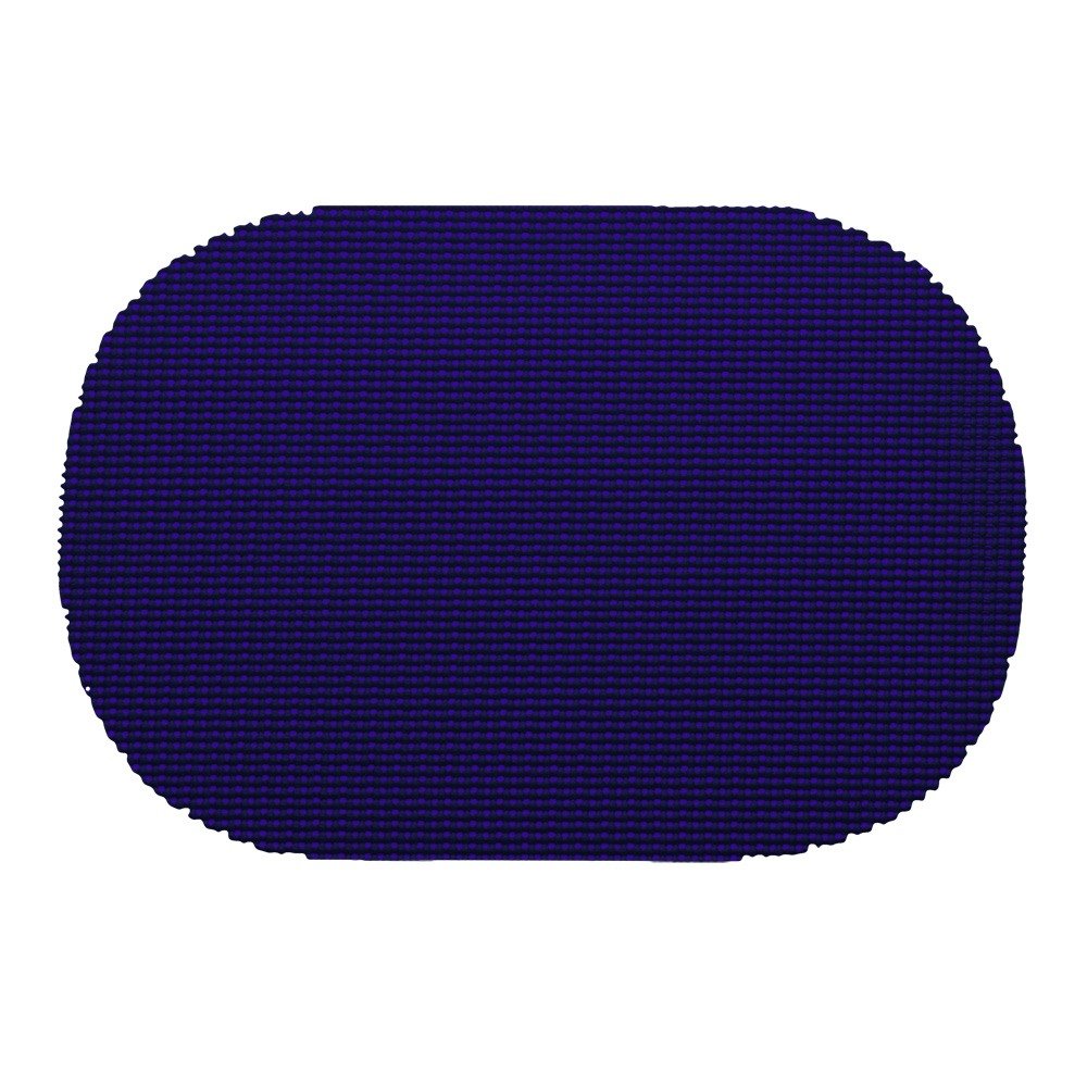 Kraftware 31636 Fishnet Placemat Dz, Oval, Navy