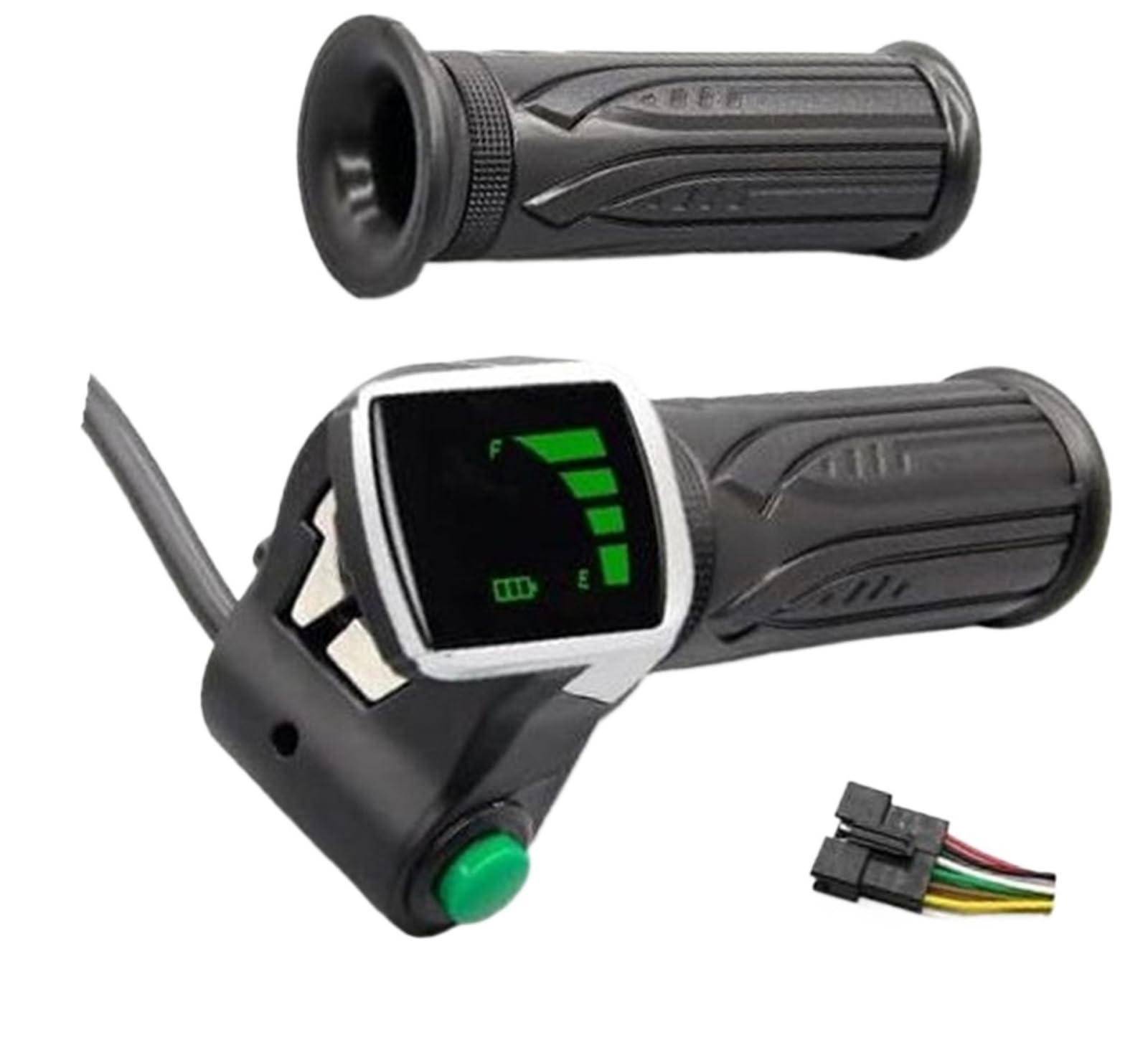 Ebike Thumb Throttle 122DX 36V48V Acceleratore destro ebike 6Pin SM Connector, for parte di bicicletta elettrica e accessori Scooter Acceleratore a pollice per scooter(BLACK 36V)
