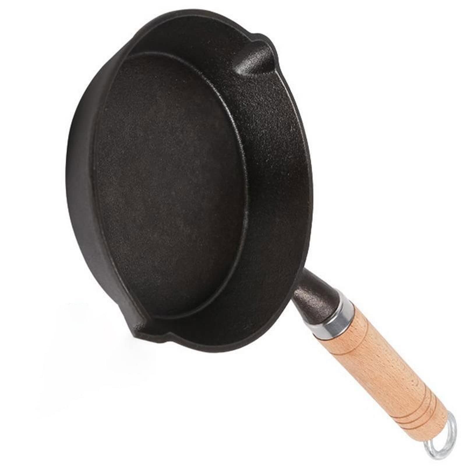 Poêle à Frire en Fonte, Petite poêle à Frire antiadhésive, ustensile de Cuisine, poignée, pré-assaisonnement, Four, cuisinière Domestique,