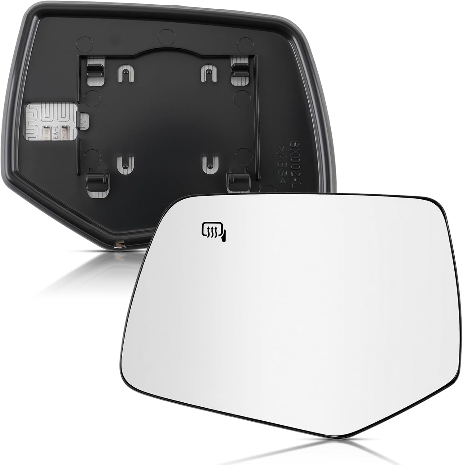 GoaMotors Left Driver Side Heated Mirror Glass Compatible with Ford Escape 2008-2012, Replace 8L8Z-17K707-C, Exterior Mirror Replacement Glass