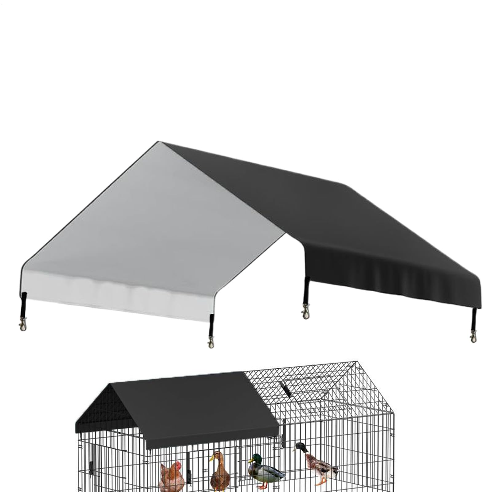 Housse de poulailler pour jardin et patio pour ombrager la clôture
