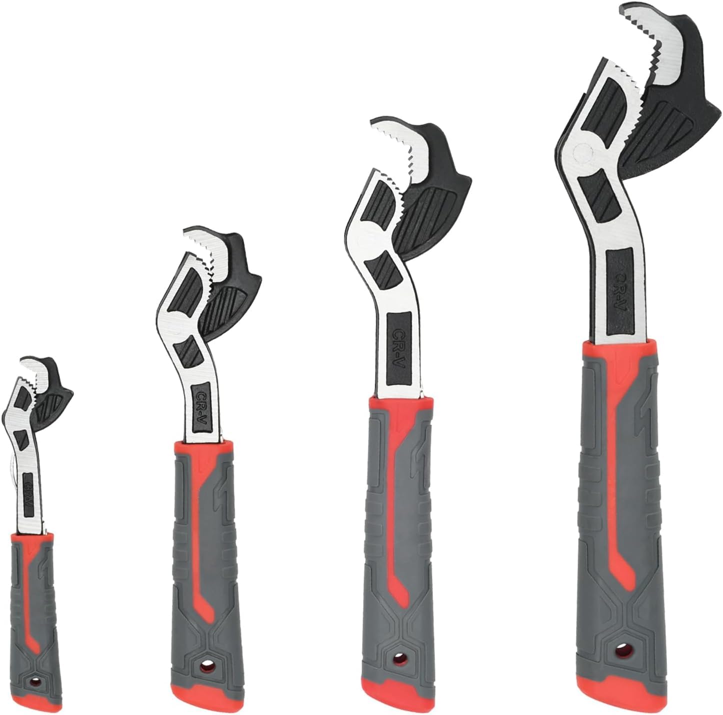 H&P Self Adjusting Locking Wrench Multifunctional Universal Adjustable Pipe Wrench (8")