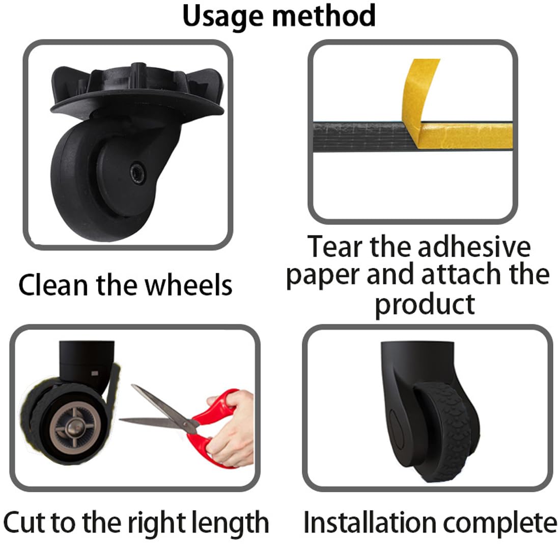 Copertura Per Valigia Copriruote Per Bagagli In Silicone