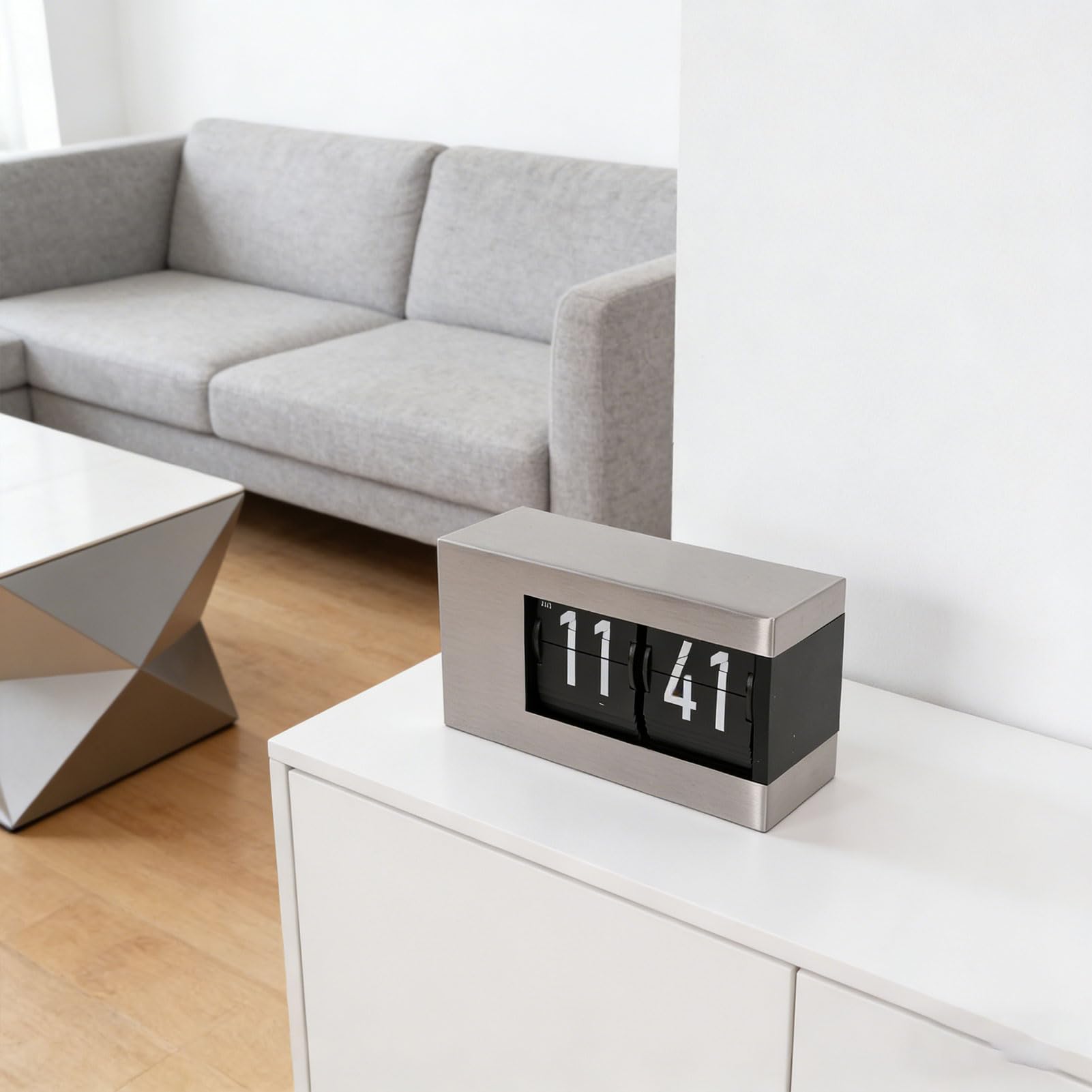 Reloj con Calendario Digital LED, Automático de Página con