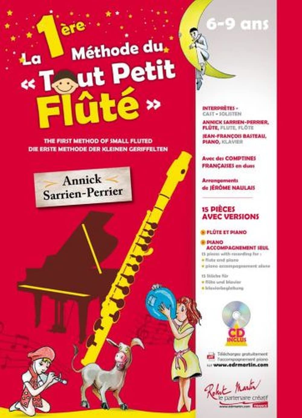 La Premiere Methode du tout Petit Flute - Flute - BOOK+CD