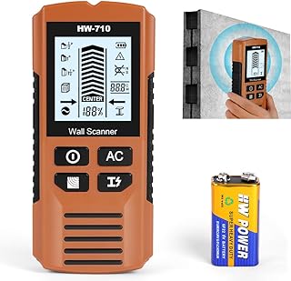 Flintronic Detector Cables y Tuberias, 7 en 1 Detector Cables Pared, Detect-or de Metales Pared con Pantalla LCD, Localizador de Línea, para Pared Madera/Metales Ferrosos/Metales No Ferrosos/Cabl-es