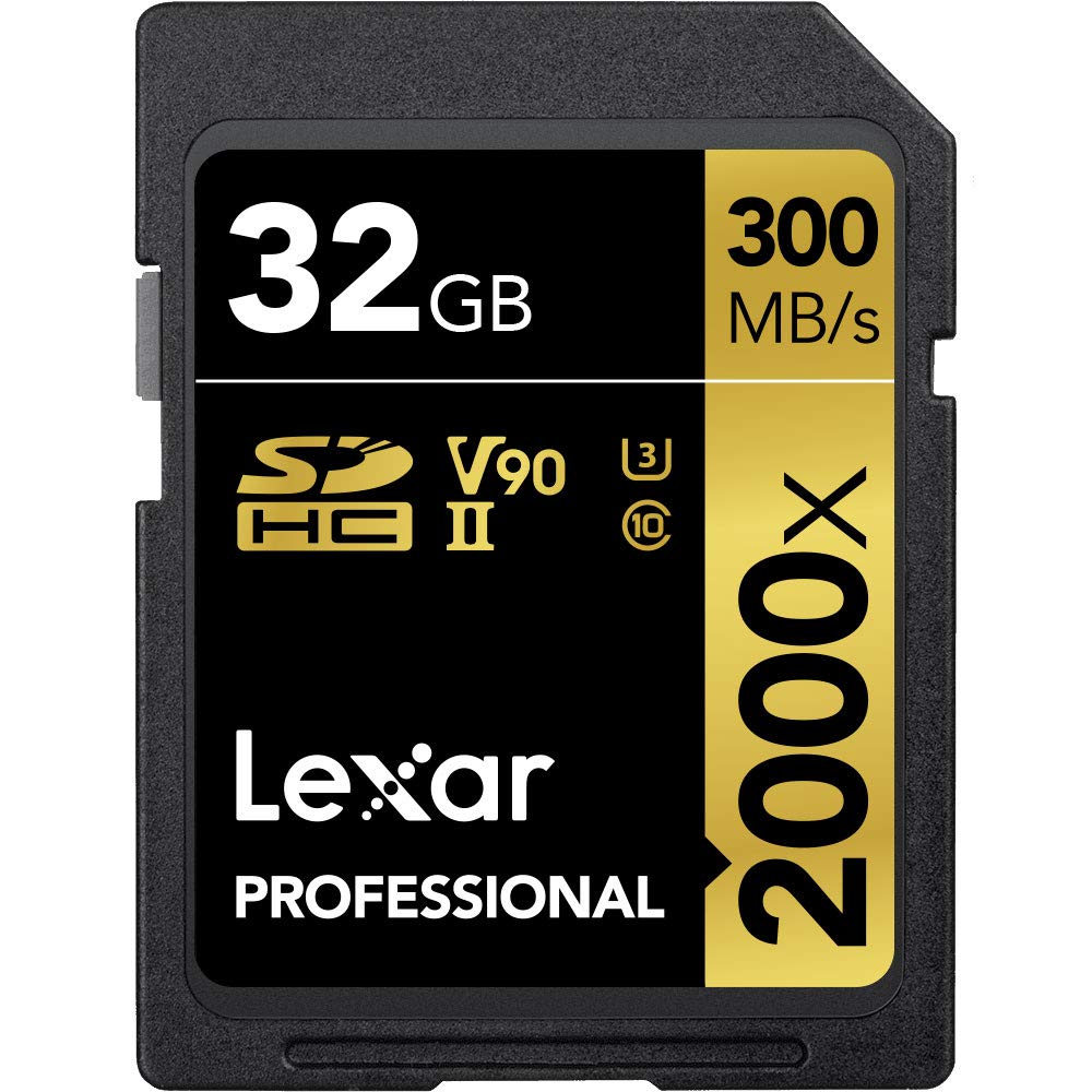 Lexar Professional 32 GB Class 10 UHS-II SDHC Flash Memory Card