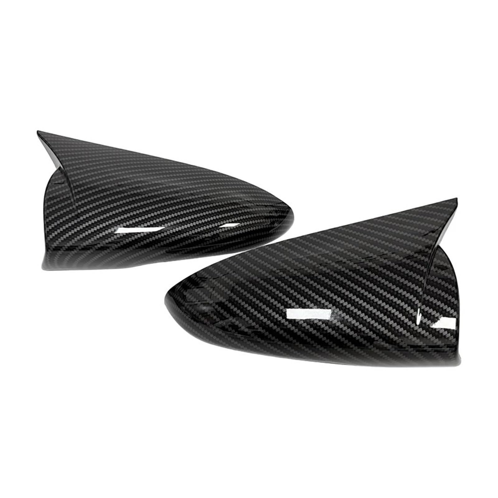 for Hyundai for LAFESTA for I20 for I20N for BAYON 2020-2023 Car Rearview Side Mirror Cover Sticker Wing Cap Car Mirror Housing(Carbon Look)