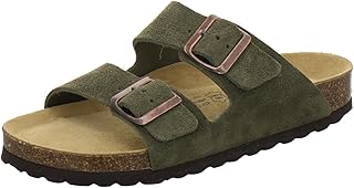 2100 - Chanclas de mujer de piel auténtica de alta calidad, fabricadas en Alemania