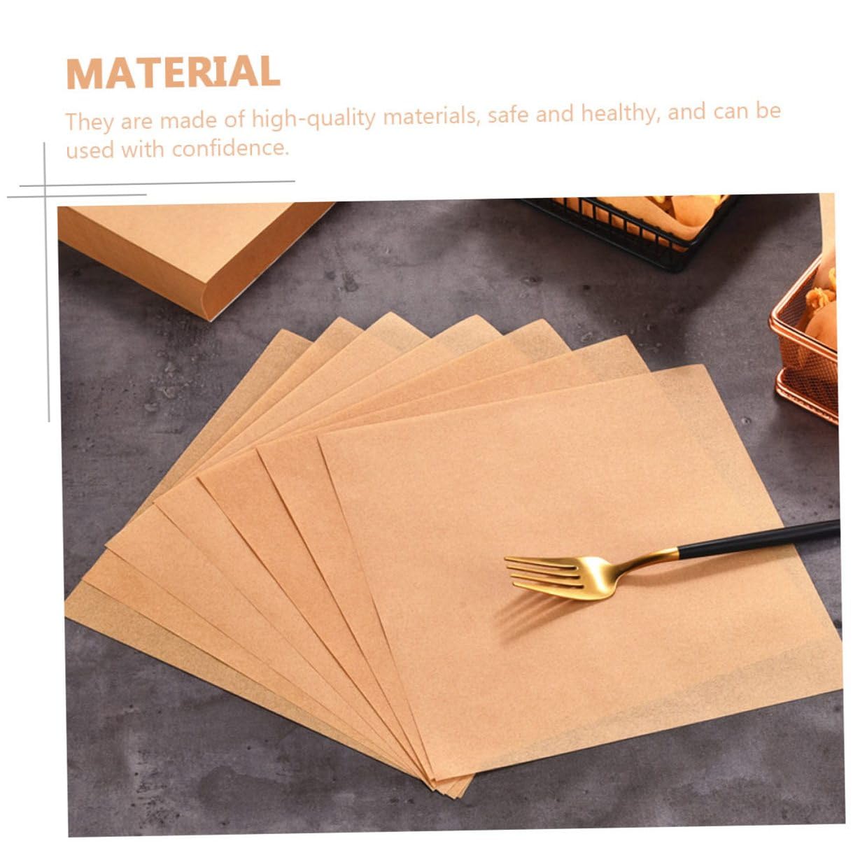 Papel Antigrasa para Alimentos 500 Hojas Kraft Khaki, Compacto