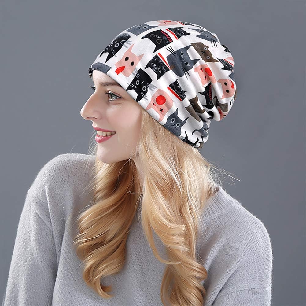 XYIYI Womens Chemo Headwear Hats Cotton Slouchy Beanie Cap Scarf - Image 2