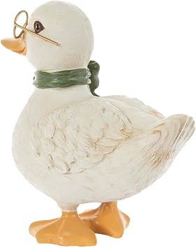 Hobby Lobby Animal Figurines with Glasses, Table Decor, Shelf Decor, Baby Shower Decor (Duck w/Glasses)