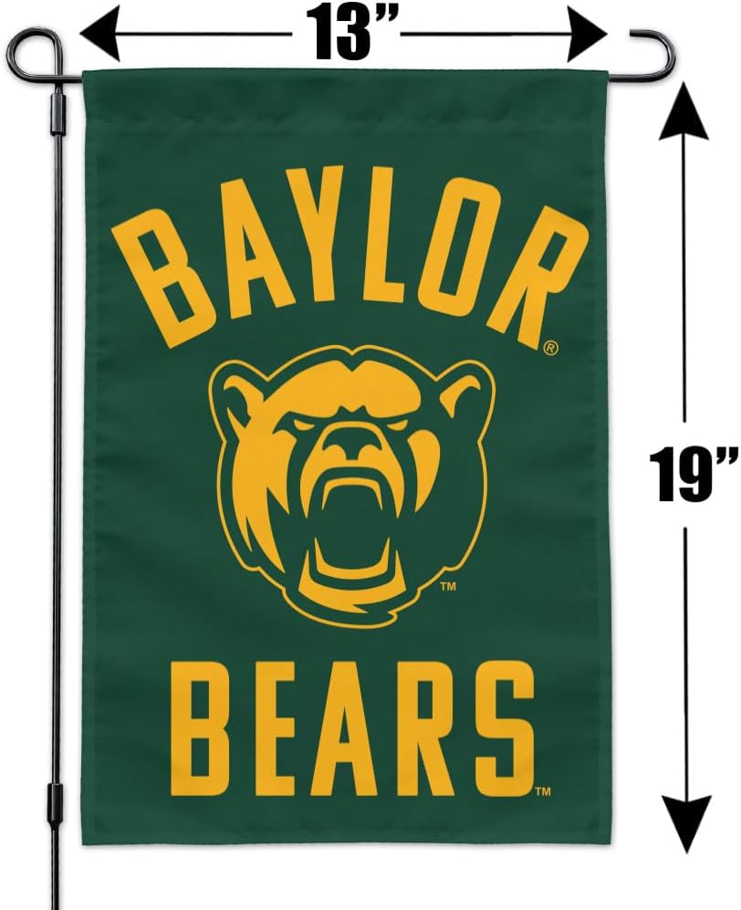 GRAPHICS & MORE Baylor University Bears Logo Garden Yard Flag