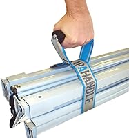 Vista 10 de Correa de transporte de 6 pies con asa Cinturón ajustable Resistente, fácil, seguro, levantamiento, movimiento, correa de transporte para cajas