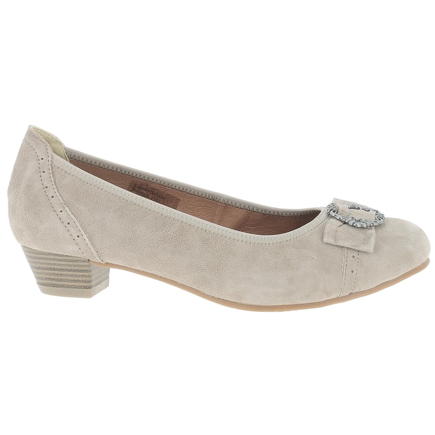 Hirschkogel Women's Court Shoes, Taupe, 8 UK