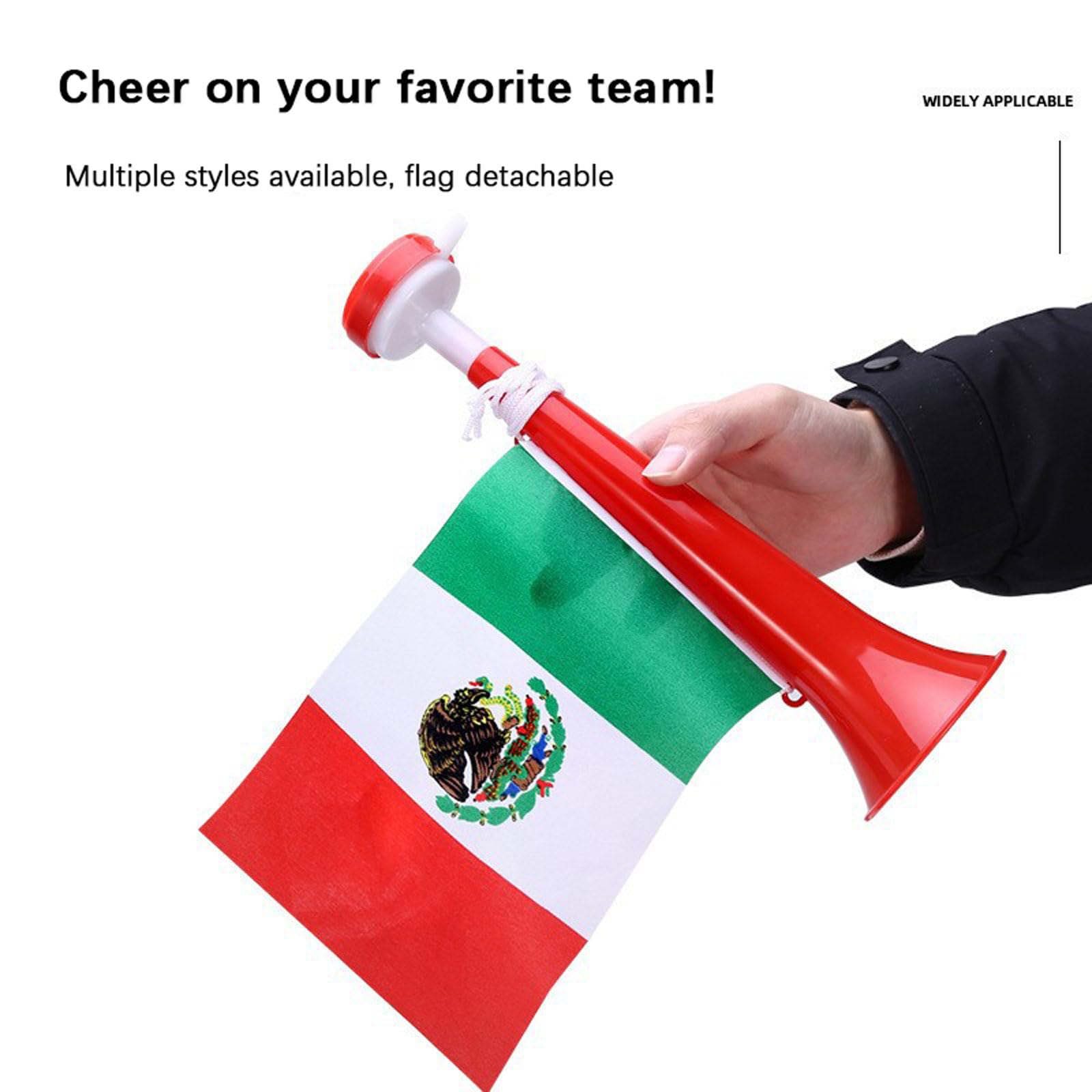 Trompettes Vuvuzela en Plastique Très Bruyant pour Football Match, Fête, Événements Sportifs