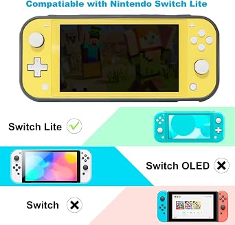 Protective Case for Nintendo Switch Lite, Cute Switch Lite Case Slim Shell