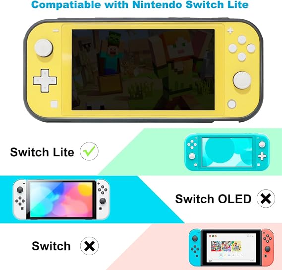 Protective Case for Nintendo Switch Lite, Cute Switch Lite Case Slim Shell
