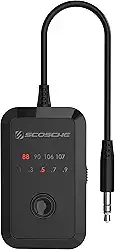 Scosche Transmissor estéreo FM Tune-Tone FMT7-SP1 com cabo auxiliar integrado de 3,5 mm