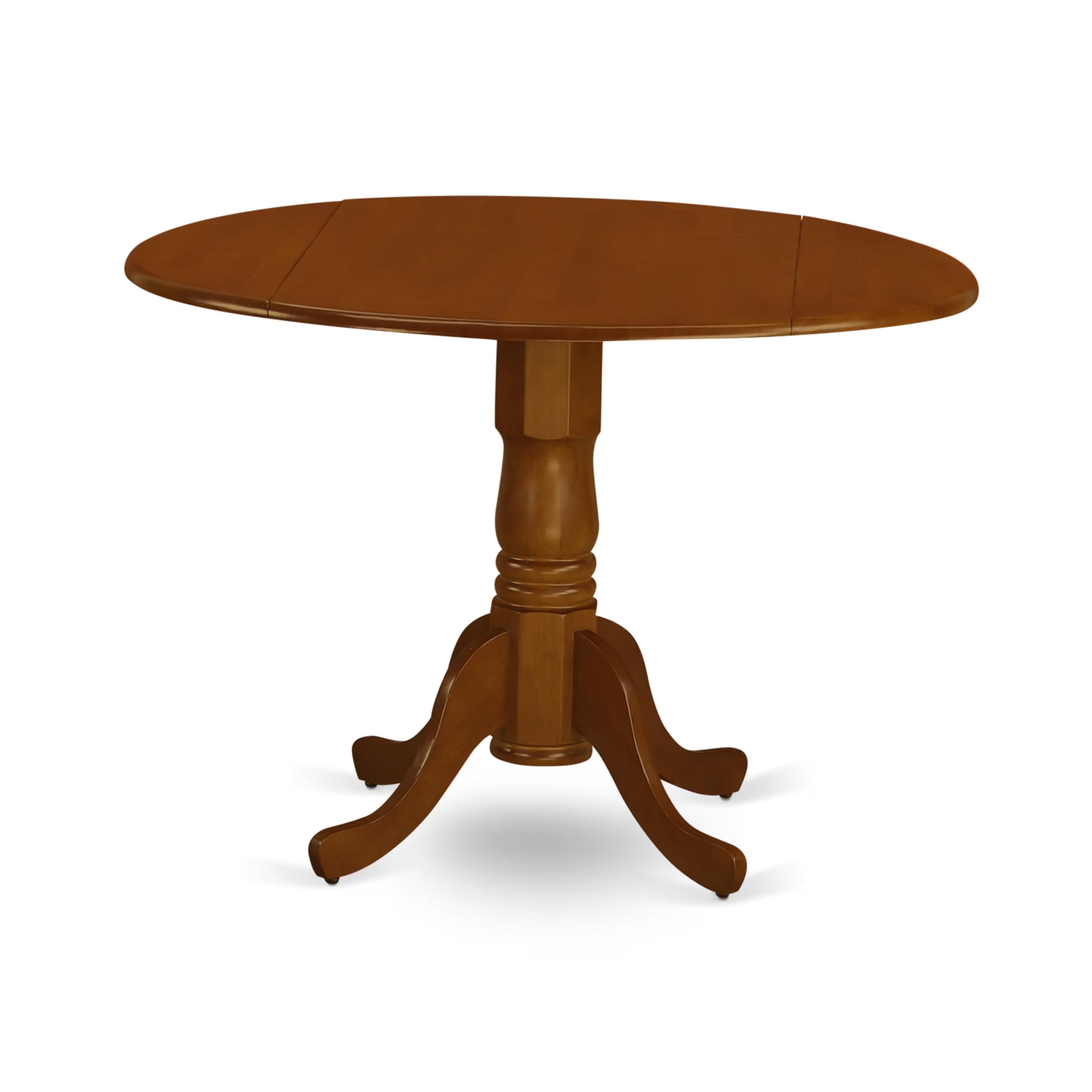 East West Furniture DLT-SBR-TP Dublin Kitchen Dining Table - a Round Wooden Table Top