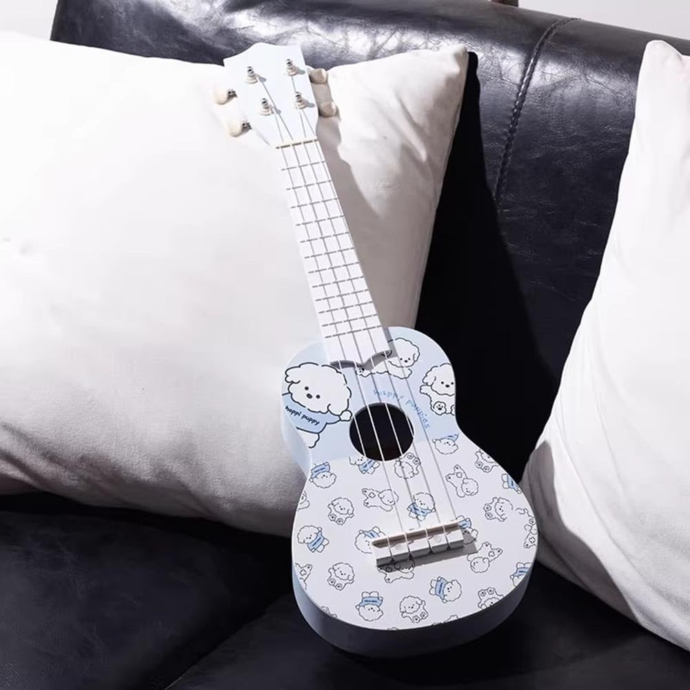Ukulele Soprano Per Principianti, Una Mini Chitarra Elegante E Facile Da Imparare Strumento Musicale Di Livello Professionale Per Principianti Di Sesso Femminile(#5,23 in)