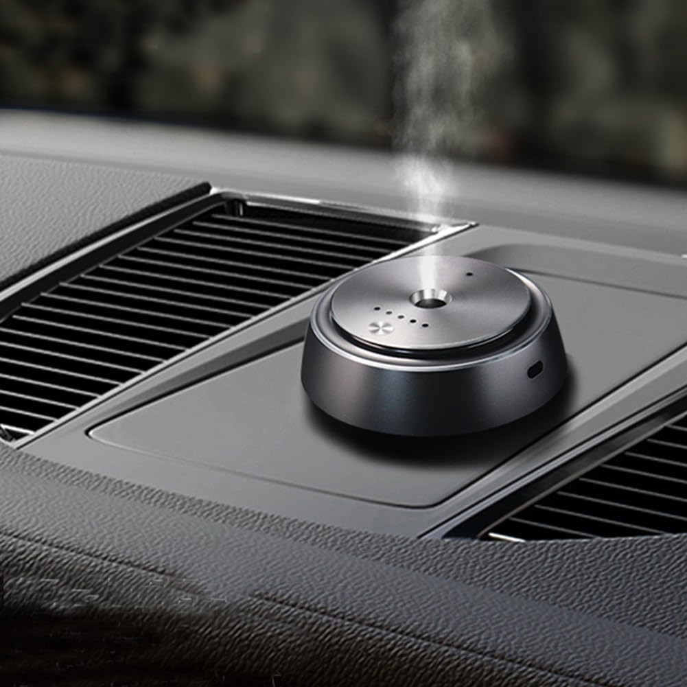 RANRAO Deodoranti per auto intelligenti, profumatori per auto intelligenti per aromaterapia, diffusori di fragranze, ricarica USB, regalo da uomo