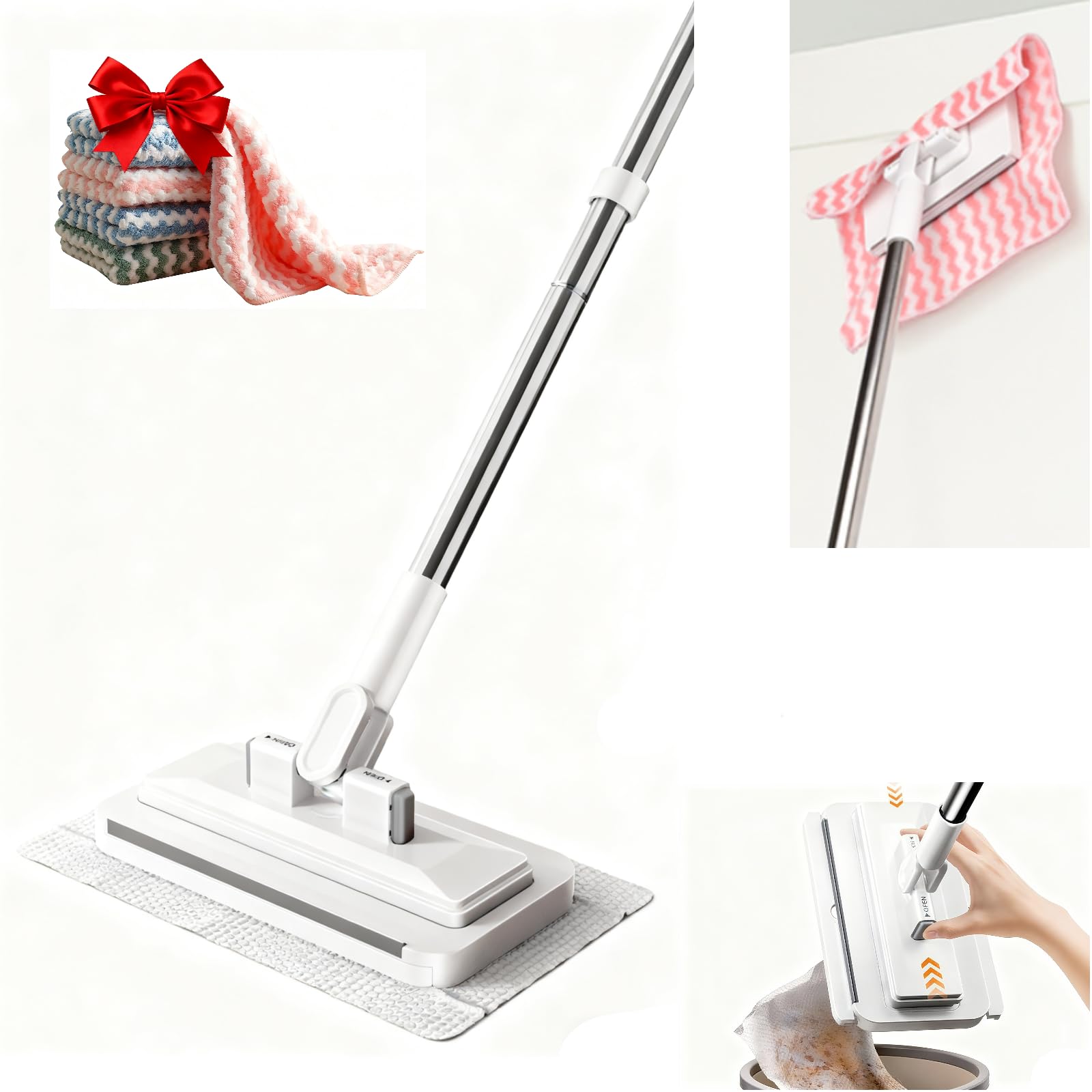 2026 Zero Touch Mini Mop, mini-mop met automatische