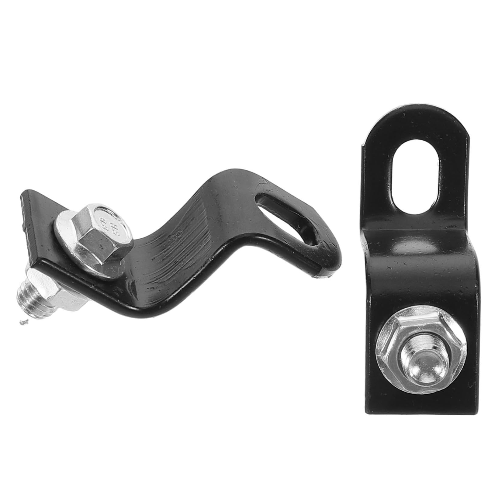 HOLIDYOYO 2Pcs Shaped Bicycle Rear Rack Connector Lightweight Stable Adapter for Electric Motorcycles Versatile Mounting Options for Various Models Easy to Install Carry
