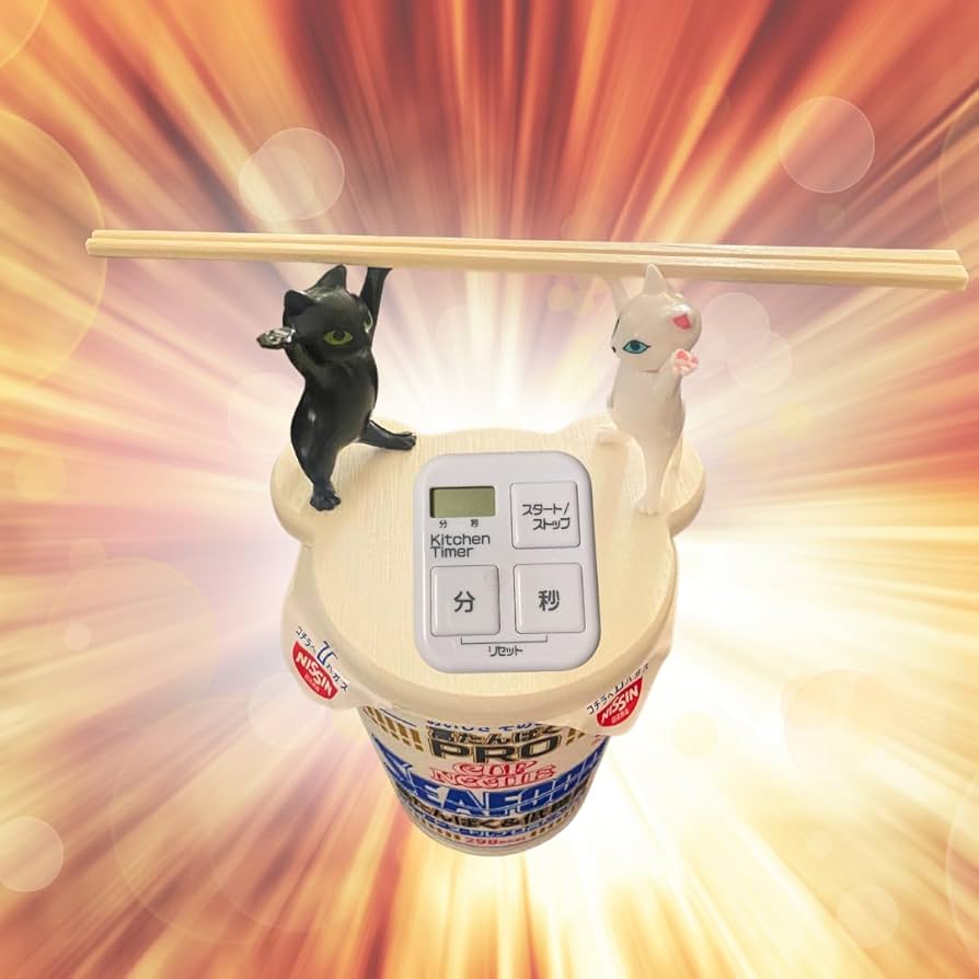 Amazon | 【Pets&People】 箸置き おもしろ 箸置き 猫 カップ麺 ふた