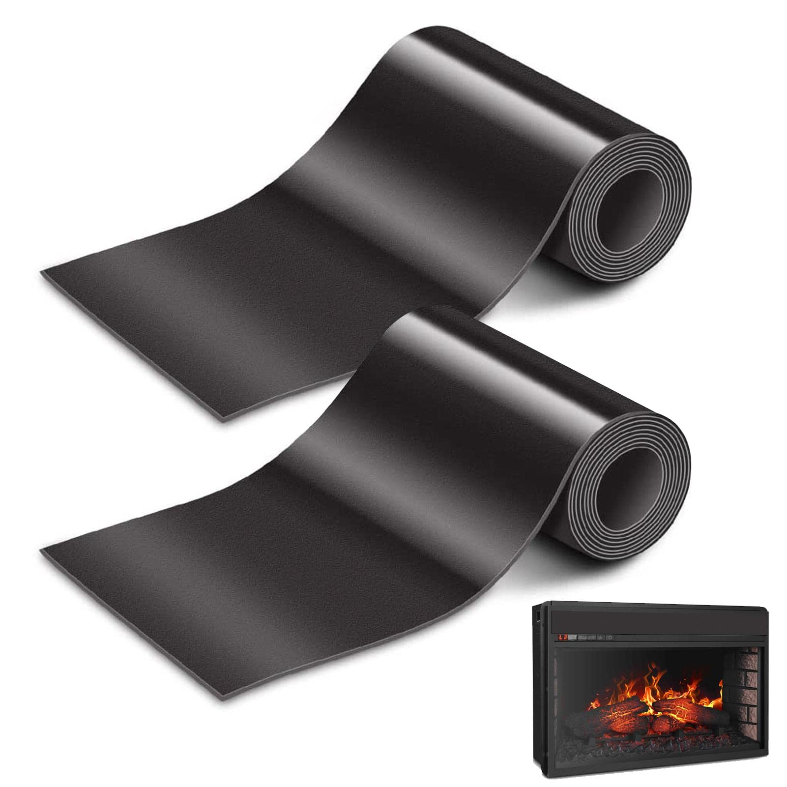 Fireplace Draft,Magnetic Fire Place Draft Stopper,2 Fireplace Vent Covers for Block Cold Air From Fireplace Vent