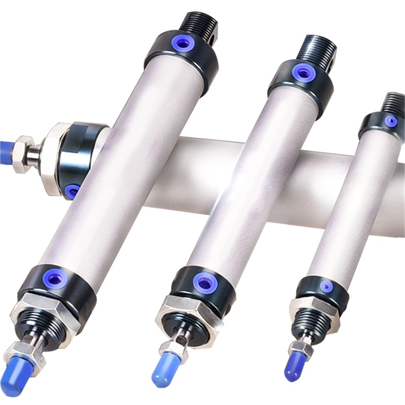 Pneumatische Zylinder Serie 16/20/25/32mm Bohrung 25/50/75/100/200/300/400/500mm Hub Einhebel pneumatische Luftzylinder(Stroke 25mm,Bore 20mm)