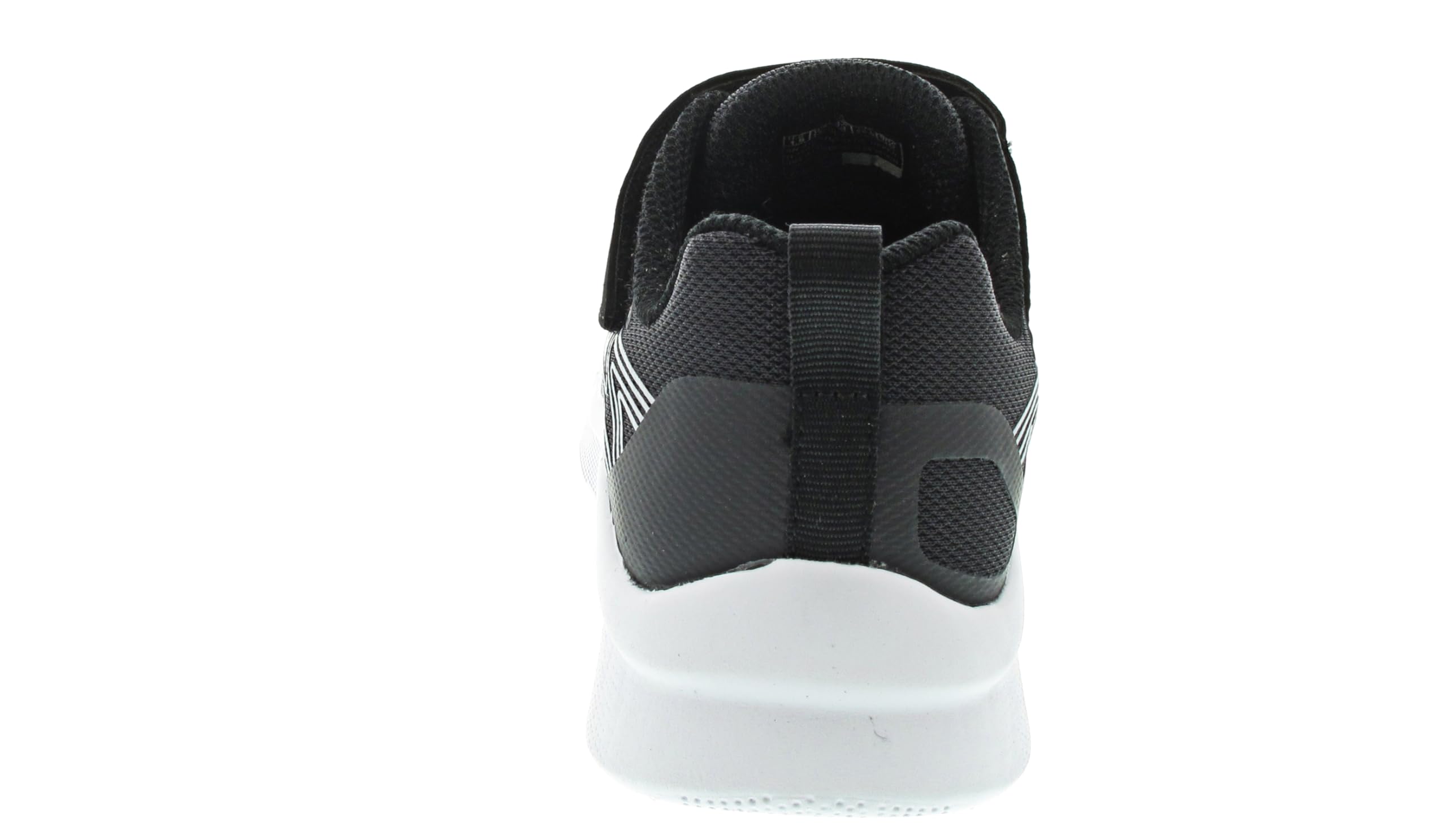 Skechers Buty sportowe chłopięce Microspec Texlor, Czarne tekstylne czarne srebrne wykończenie, 37 EU
