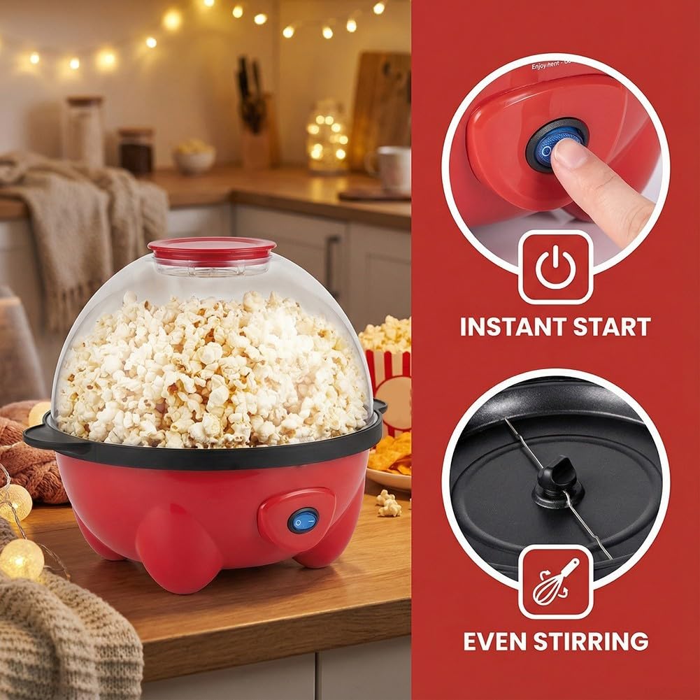 Popcorn Compatta per Serate Cinema e Feste Popcorn Compatta