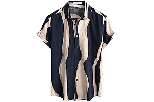 VATPAVE Mens Casual Rayon Floral Shirts