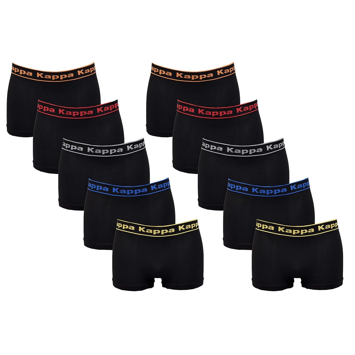 OZABI Kappa - Boxer da uomo Seamless – Biancheria intima traspirante e anti-irritazione – vestibilità classica, in vita elastica confortevole