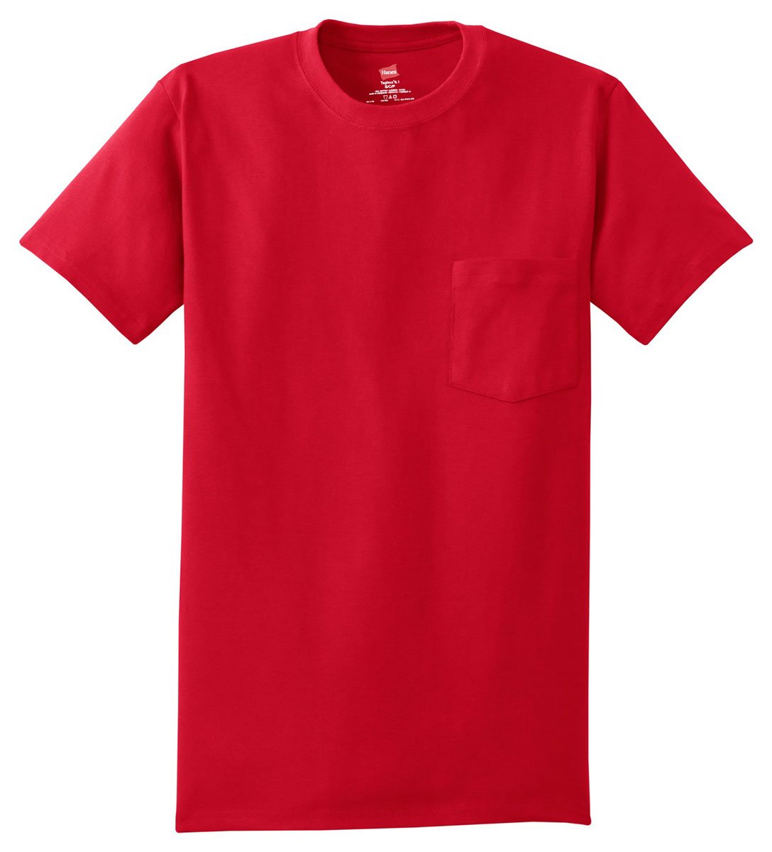 Tagless Short Sleeve Pocket T-Shirt - 5590