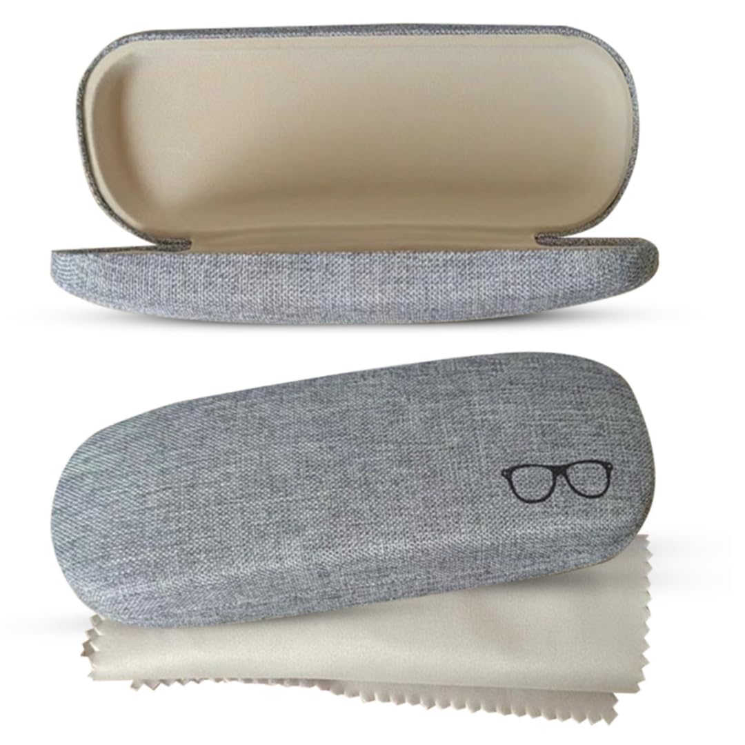 r&b sports & leisure Glasses Case, Glasses Case Hard Shell, Glasses Case For Women, Glasses Cases For Men, Spectacles Case, Sunglasses Case, Hard Glasses Case, Glass Case, Large Cloth, Black Blue Green Grey Lilac Pink Red-picture-11