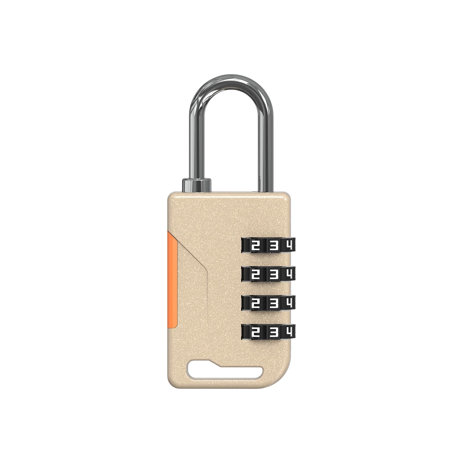 4 Digit Combination Padlock, Portable Password Lock, Keyless Unlock, Anti-Theft Padlock for Backpacks, Gym, School, Lockers