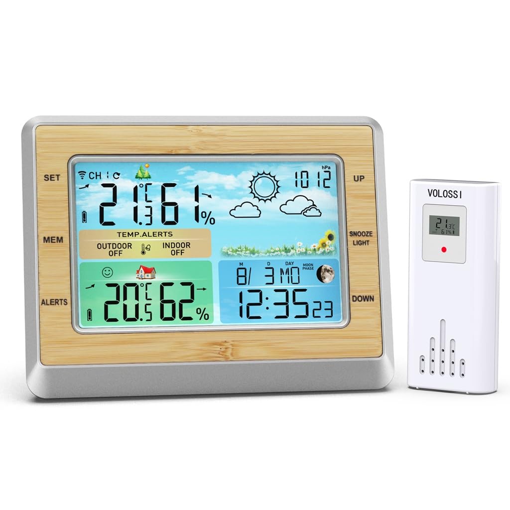 Meteorological Station Perpetual Calendar Clock Electronic Alarm Weather Forecast