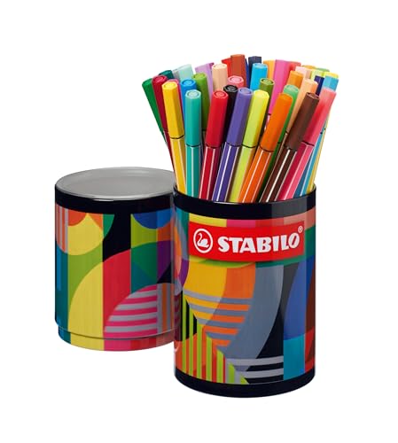 STABILO - Premium-Filzstift - Pen 68 - ARTY - 45er Metalldose