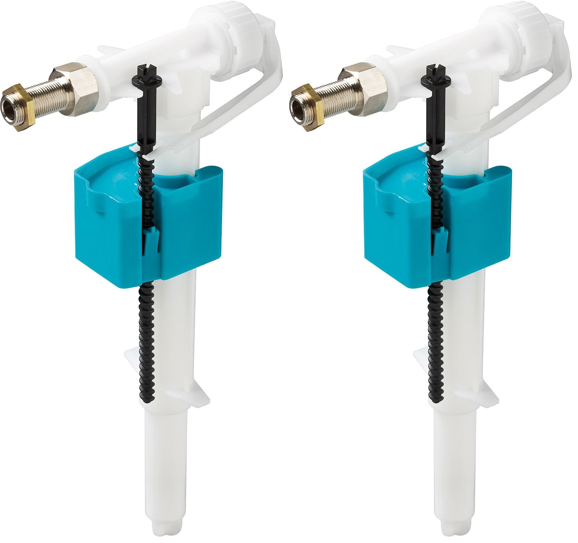 Valve de remplissage WISA 70 universelle multicolore en lot de 2 pour réservoir