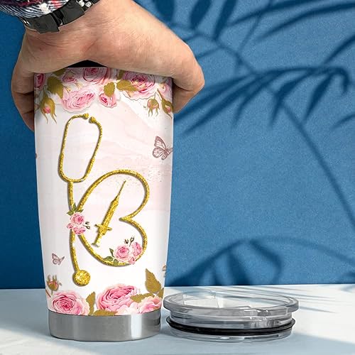 Vista 120 de SANDJEST Vaso de 20 onzas con diseño de águila con la bandera estadounidense, regalos para hombres y mujeres, vasos aislados de acero inoxidable