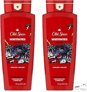 オールドスパイス ボディソープ ナイトパンサー 473ml (日本語表記ラベル付き）+ ニライSS ボディウォッシュ セット品 (２個)