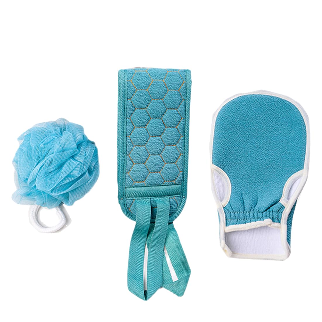 2 piezas Guante Exfoliante Depurador de Espalda de Fibra Guante Exfoliante Corporal Manoplas Baño Hombres y Mujeres Correa Exfoliante Espalda con Guantes Exfoliantes Corporales Guantes de Baño