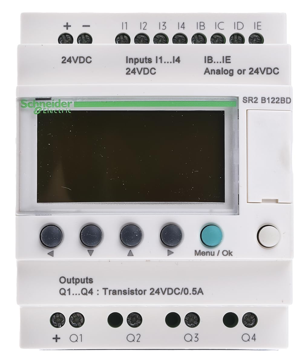 Schneider Electric Zelio Logic Logikmodul – 8 Eingänge, Transistor-Ausgänge, Analog, 24 V DC Diskreteingänge