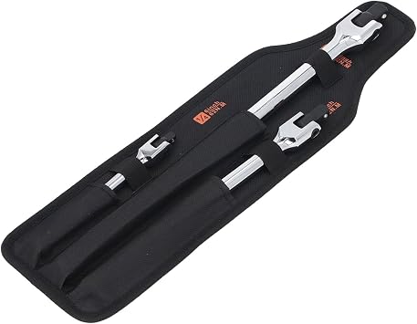 3 Pcs Breaker Bar Set 1/4in 3/8in 1/2in Drive Rotatable Head Extension Break Bars Long Socket Wrench, Made of Premium 45# Steel Material, for Efficient Work Experience with